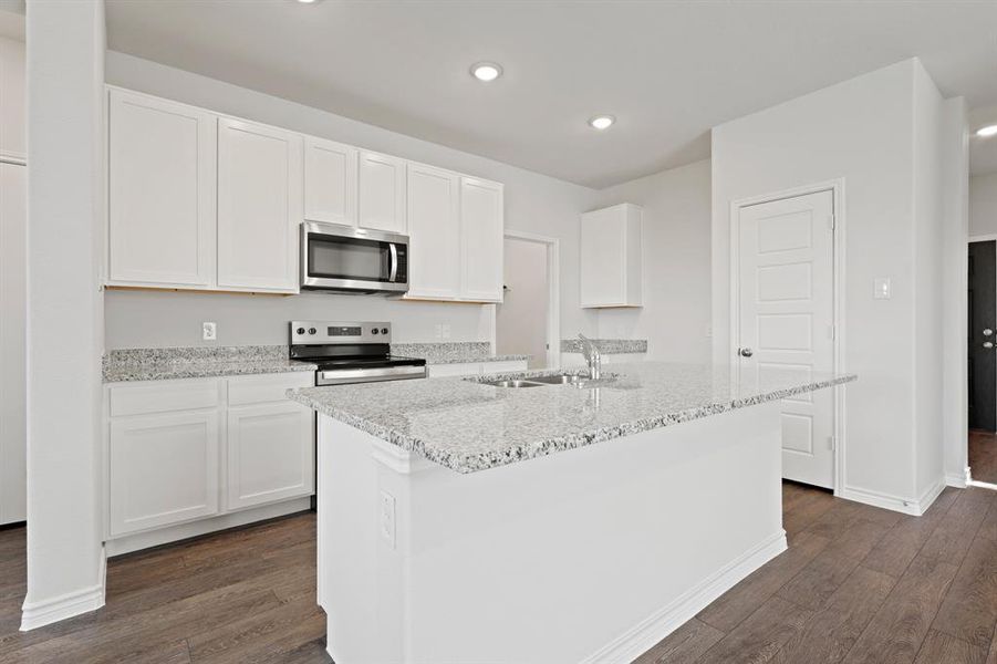 Furnished interior view inside a new home in Burgess Meadows, Cleburne (Image 7). Furnished interior view inside a new home in Burgess Meadows, Cleburne (Image 7).