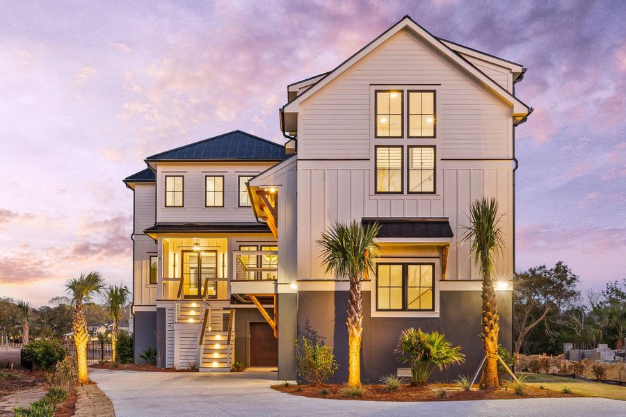 Front exterior of a new home in , Charleston, SC, highlighting curb appeal (Image 36).