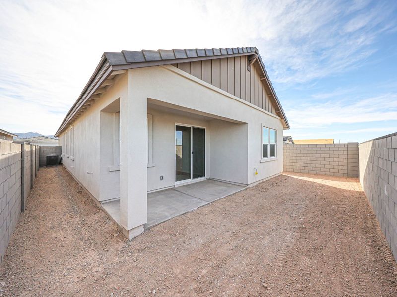 A house with a garage.