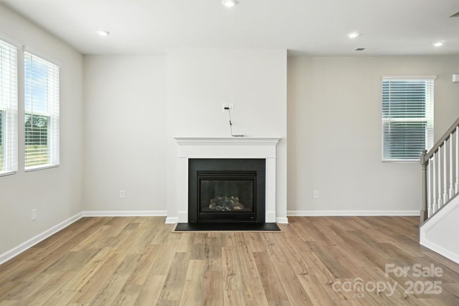 fireplace gathering room