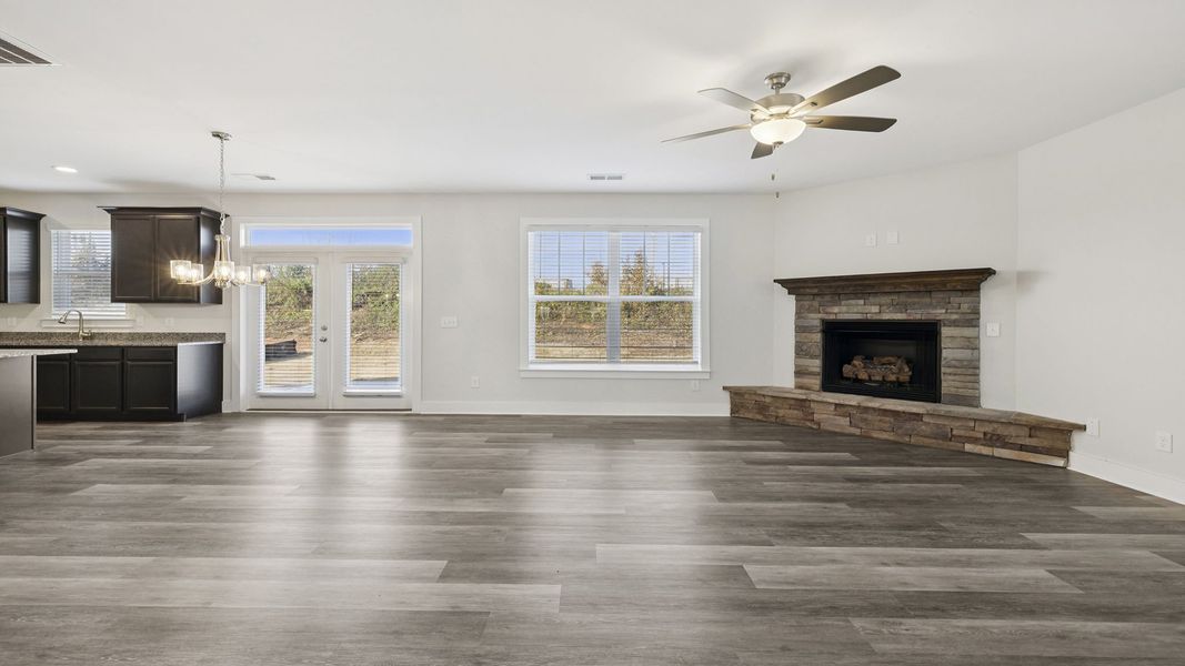 Spacious, unfurnished interior of a new home in Edgewood Estates, Piedmont (Image 16). Spacious, unfurnished interior of a new home in Edgewood Estates, Piedmont (Image 16).