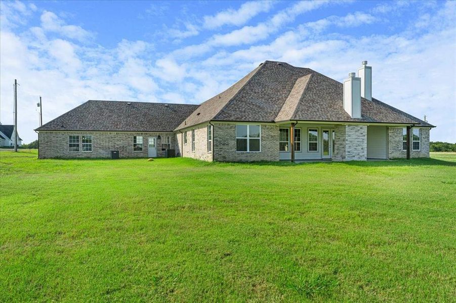 Exterior details and patio area of a home in , Corsicana (Image 23). Exterior details and patio area of a home in , Corsicana (Image 23).