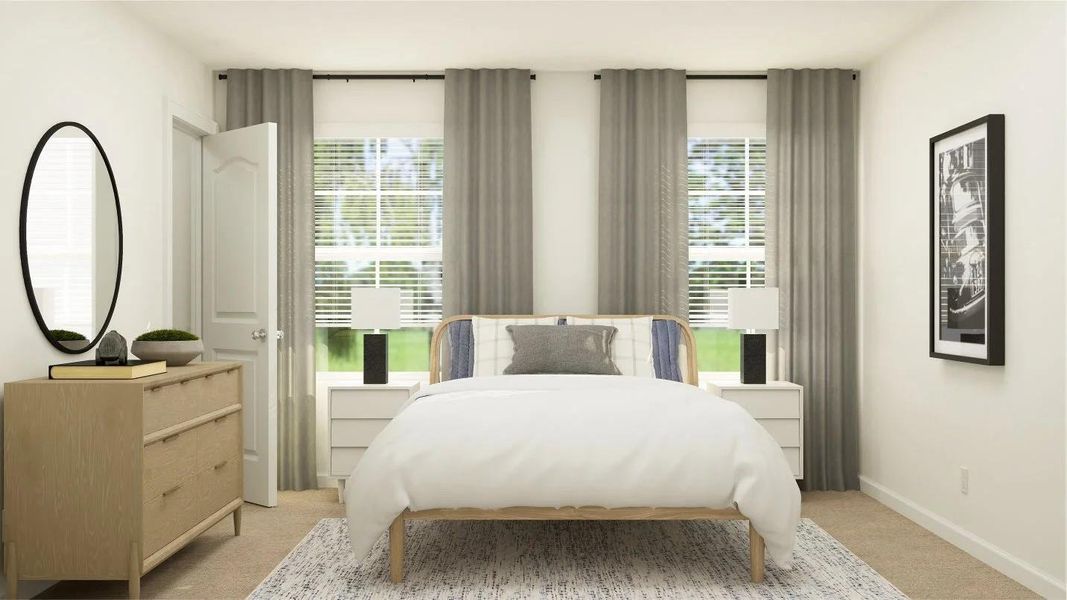 Furnished interior view inside a new home in Rancho Del Cielo, Jarrell (Image 9).