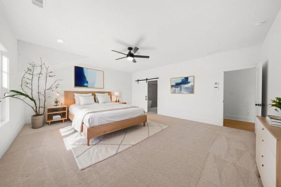 Furnished interior view inside a new home in , Canton (Image 41).