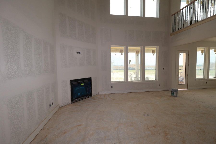 In-progress construction of a new home in Dunham Pointe, Cypress, TX (Image 32).