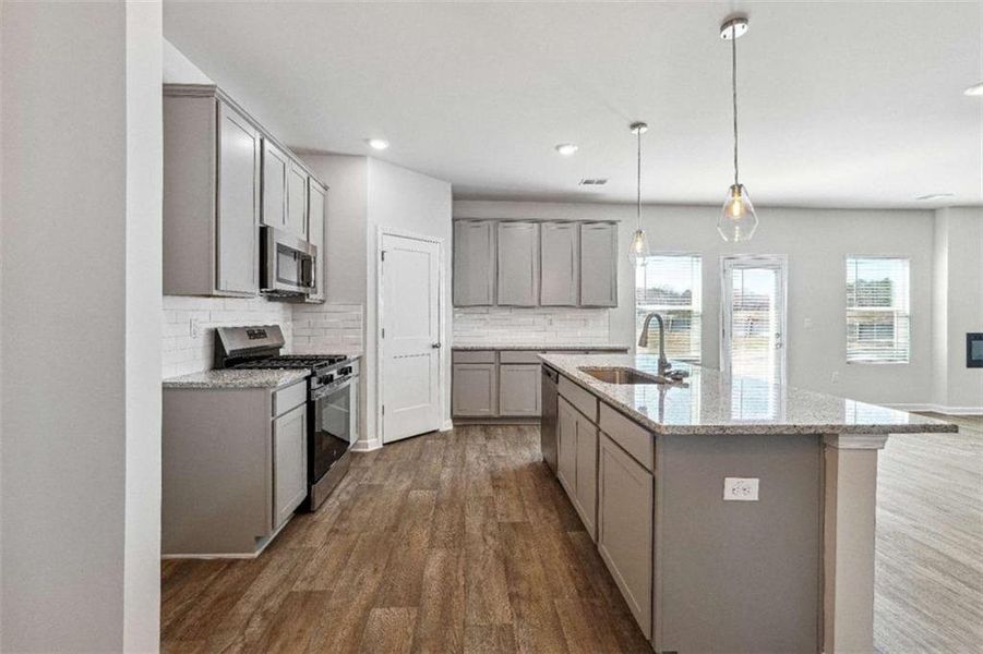 Furnished interior view inside a new home in Conner Springs, Social Circle (Image 7).