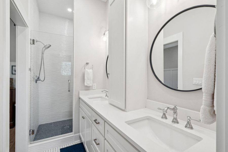 Furnished interior view inside a new home in , Folly Beach (Image 46).