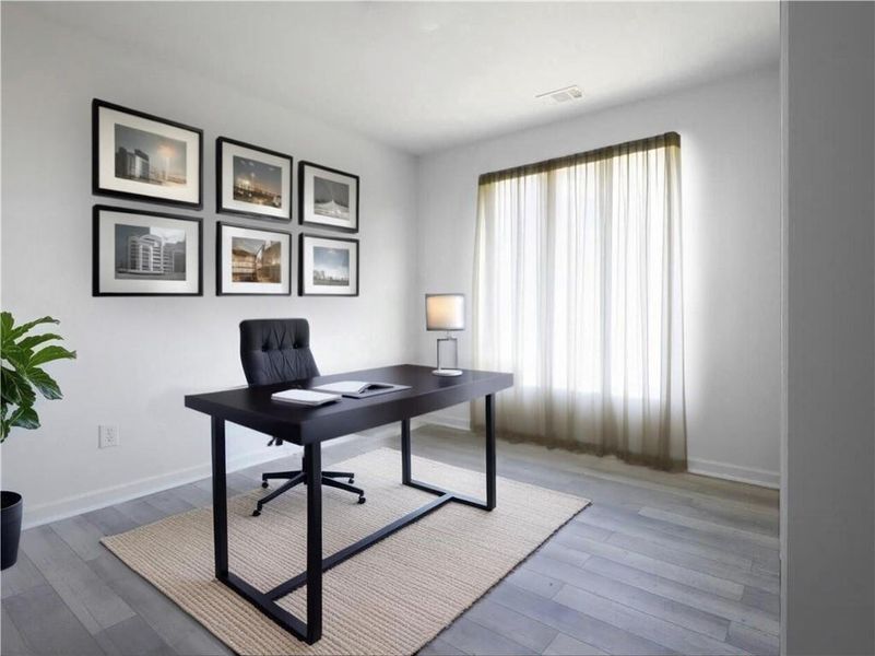 Furnished interior view inside a new home in , Fairmount (Image 4). Furnished interior view inside a new home in , Fairmount (Image 4).