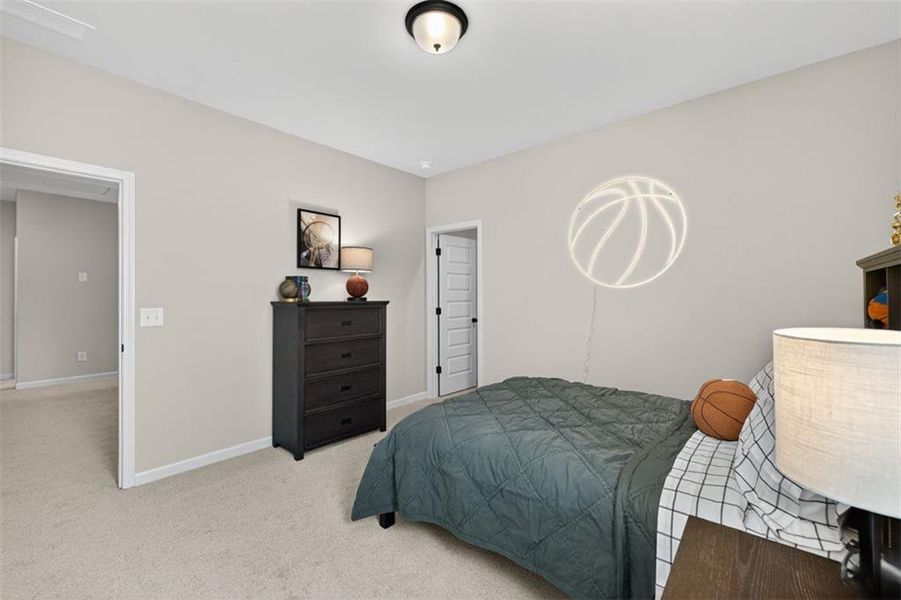 Furnished interior view inside a new home in Jones Ridge, Dallas (Image 44).