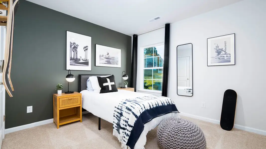 Representative furnished interior of a home built from the Cali by D.R. Horton in Country Creek, Lexington (Image 6).