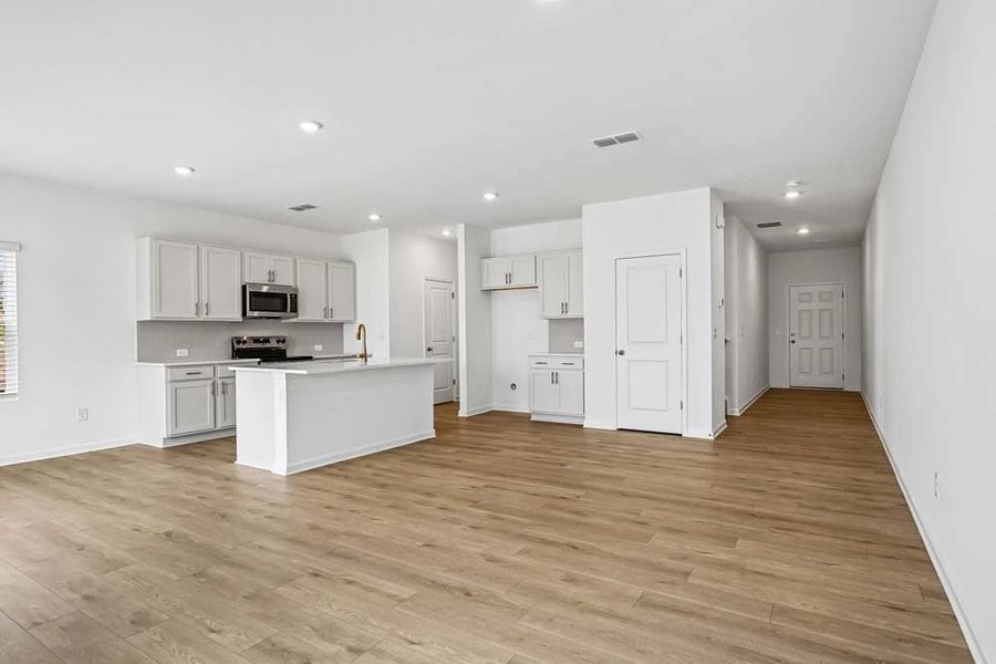 Family Room & Kitchen
