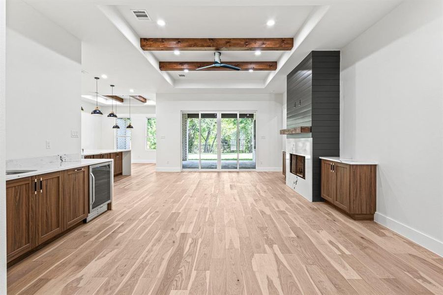 side view of living room and back sliding door side view of living room and back sliding door