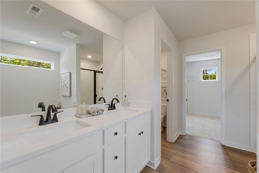 Furnished interior view inside a new home in Hawthorne Reserve, Dallas (Image 17). Furnished interior view inside a new home in Hawthorne Reserve, Dallas (Image 17).