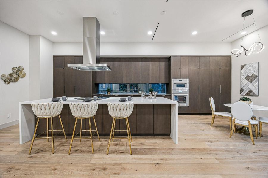Furnished interior view inside a new home in , Houston (Image 17).