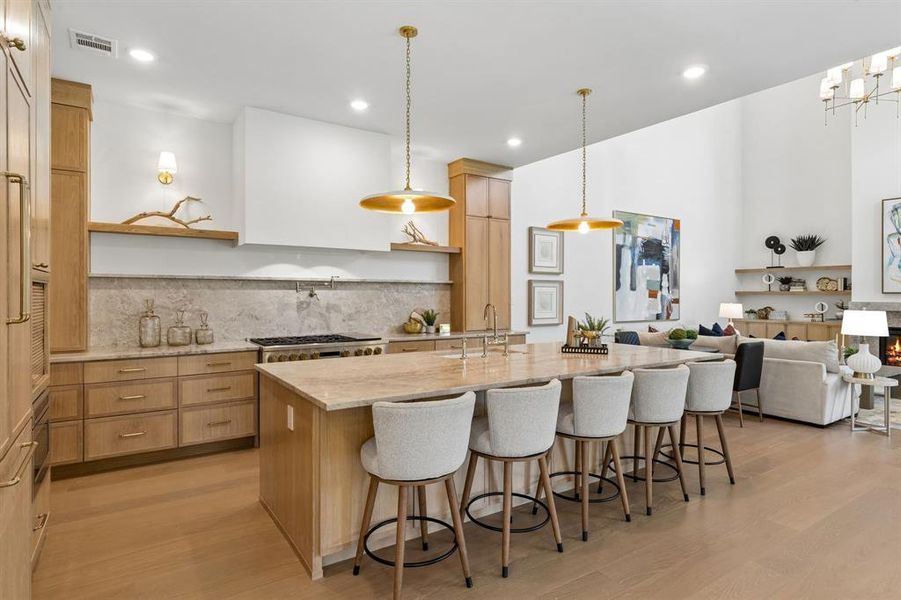 Furnished interior view inside a new home in , Dallas (Image 19).