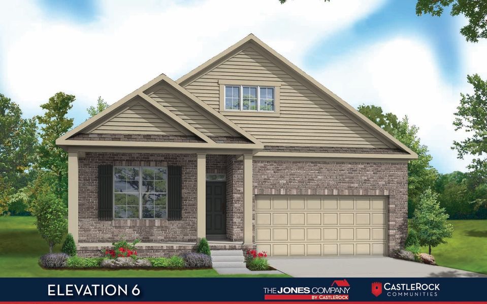 Representative exterior photo of a completed home built from the Albright by CastleRock Communities in McCain's Station, Gallatin, TN (Image 20).