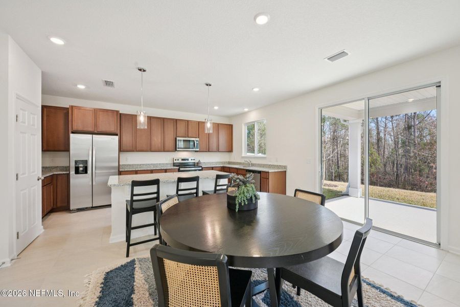 Furnished interior view inside a new home in Panther Creek, Jacksonville (Image 18).