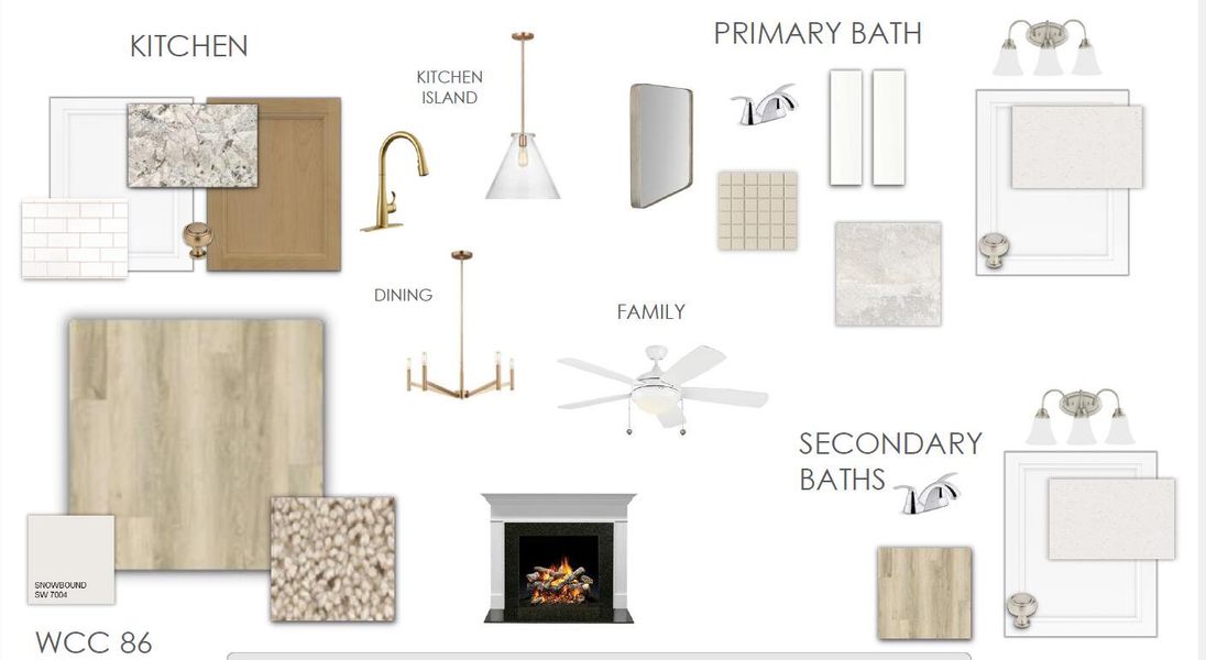 Sample of building materials used in homes in Wildcat Chase, Summerville (Image 40).