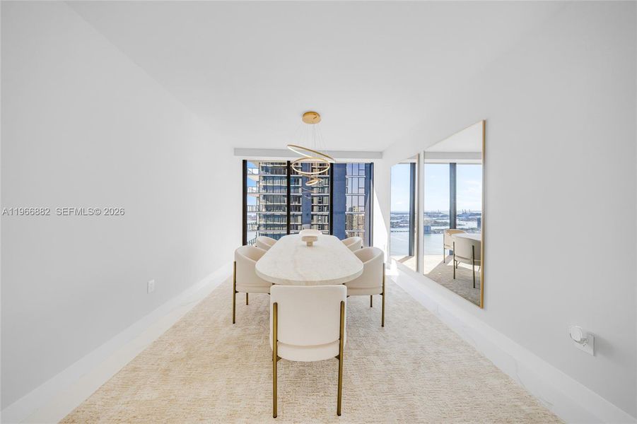 Furnished interior view inside a new home in , Miami (Image 43). Furnished interior view inside a new home in , Miami (Image 43).