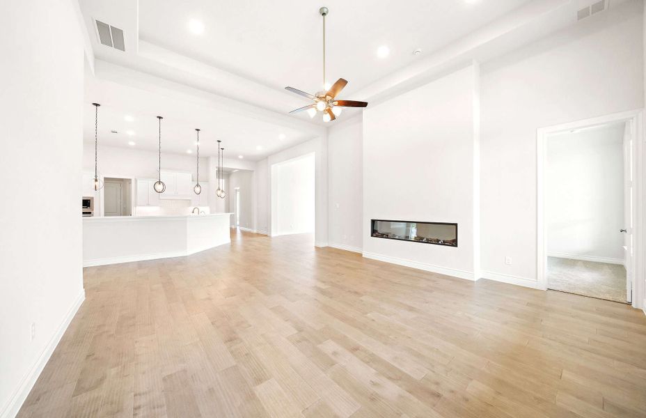 Representative unfurnished interior of a home built from the 3049AU by Ravenna Homes in Audubon 60′, Magnolia (Image 31).