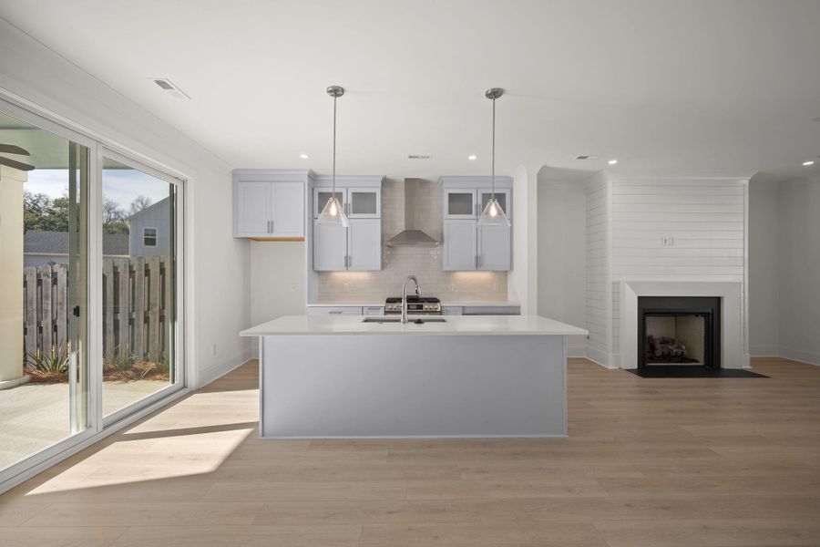 Furnished interior view inside a new home in , Johns Island (Image 9).