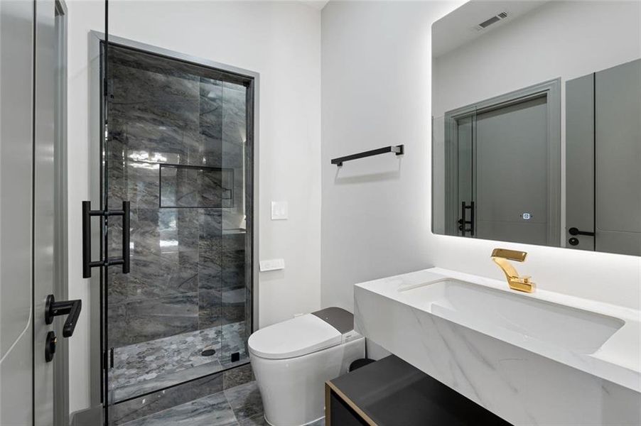 Furnished interior view inside a new home in , Stone Mountain (Image 19).