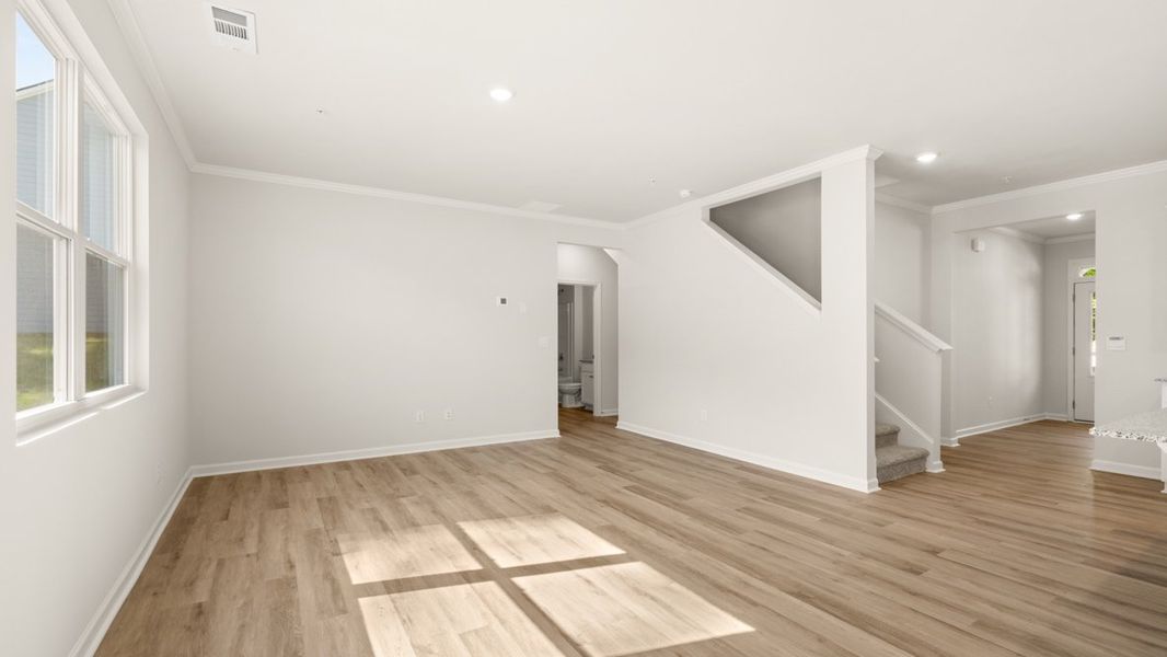 Representative unfurnished interior of a home built from the Hayden by D.R. Horton in Creekview, Atlanta (Image 14).