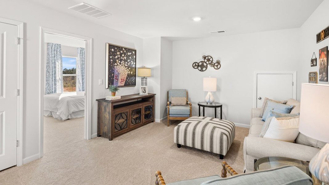 Representative furnished interior of a home built from the Belfort by D.R. Horton in The Abbey at Trolley Run Station, Aiken (Image 24). Representative furnished interior of a home built from the Belfort by D.R. Horton in The Abbey at Trolley Run Station, Aiken (Image 24).