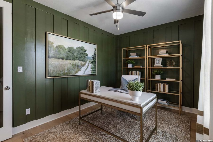 Furnished interior view inside a new home in La Cima, San Marcos (Image 31).