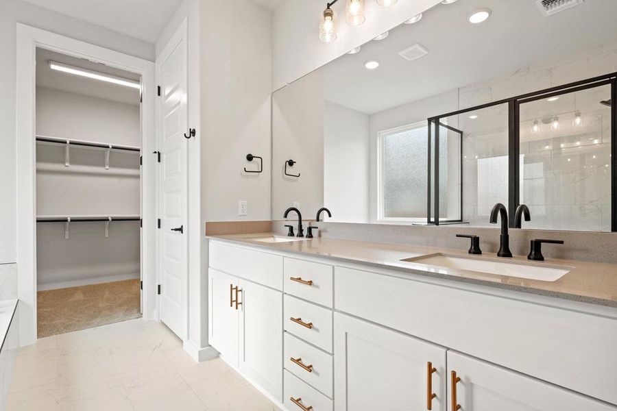 Furnished interior view inside a new home in Heritage, Dripping Springs (Image 8).