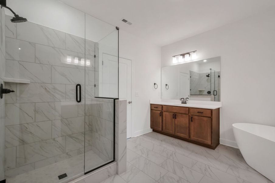 Rutledge III Farmhouse - Primary Bath Rutledge III Farmhouse - Primary Bath