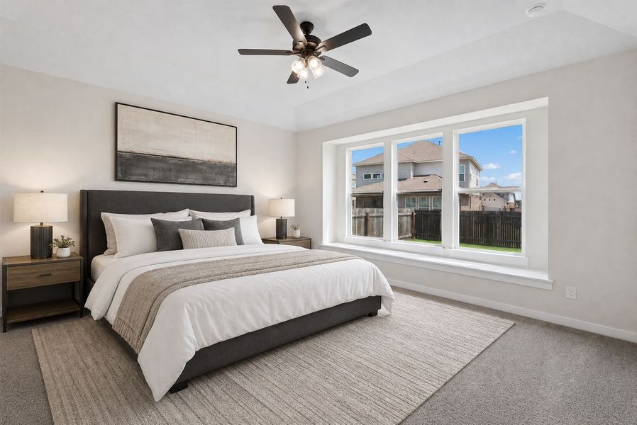 Furnished interior view inside a new home in Santa Rita Ranch, Liberty Hill (Image 7).