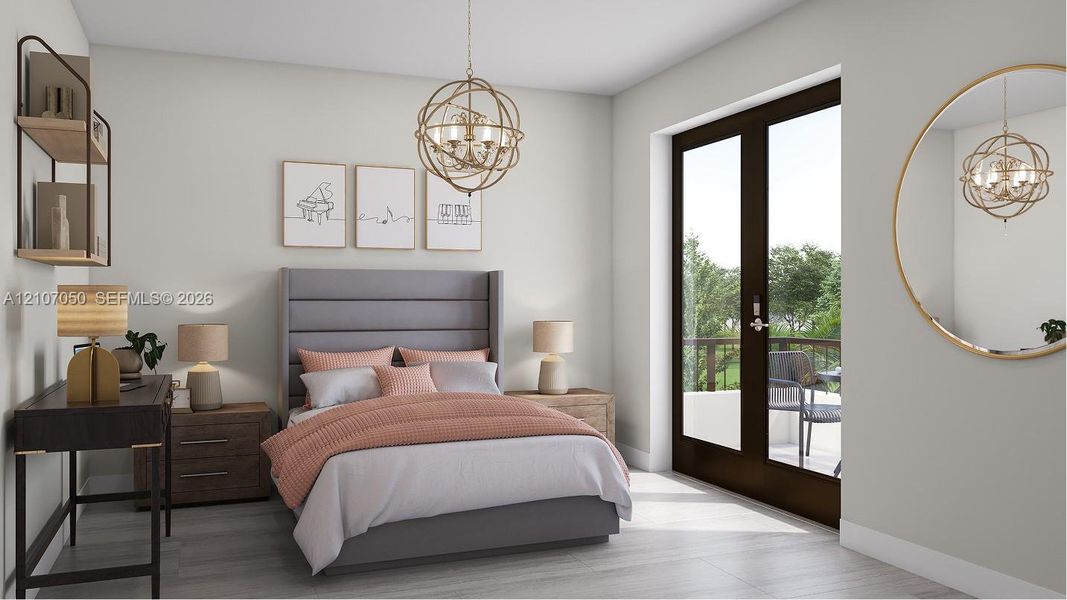 Furnished interior view inside a new home in Parkland Royale, Parkland (Image 5).