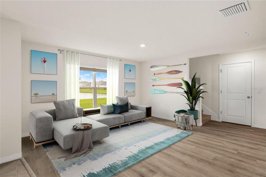 Furnished interior view inside a new home in Abbott Park, Zephyrhills (Image 7).