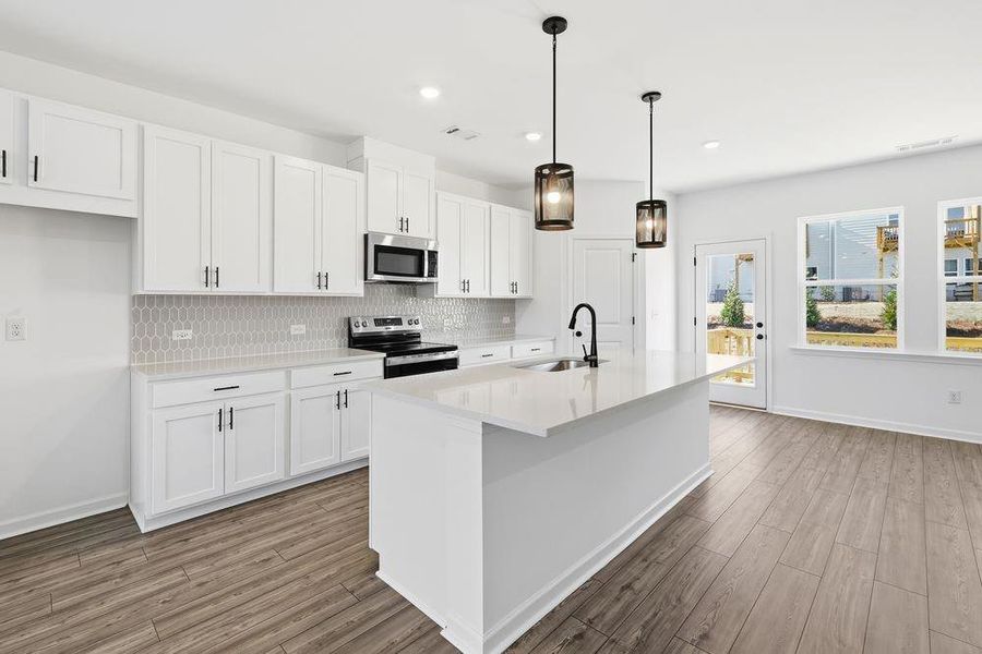 Furnished interior view inside a new home in Auburn Glen, Dacula (Image 8).