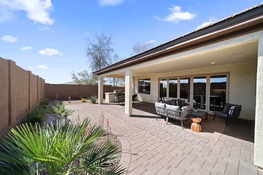 Representative exterior photo of a completed home built from the Kaibab by Taylor Morrison in Meridian, Queen Creek, AZ (Image 21). Representative exterior photo of a completed home built from the Kaibab by Taylor Morrison in Meridian, Queen Creek, AZ (Image 21).