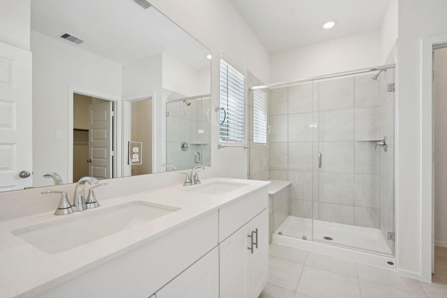 Furnished interior view inside a new home in Kemah Crossing - City Series, Kemah (Image 14).