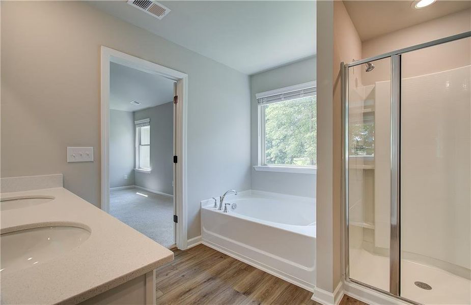 Furnished interior view inside a new home in Towne Center, Hampton (Image 9).