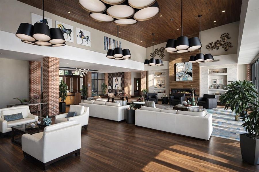 Furnished interior view inside a new home in Ocala Preserve, Ocala (Image 5).