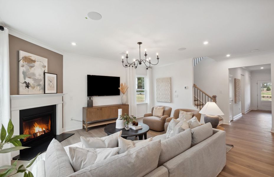 Representative furnished interior of a home built from the Frazier by Pulte Homes in Linden Grove, Powder Springs (Image 19).