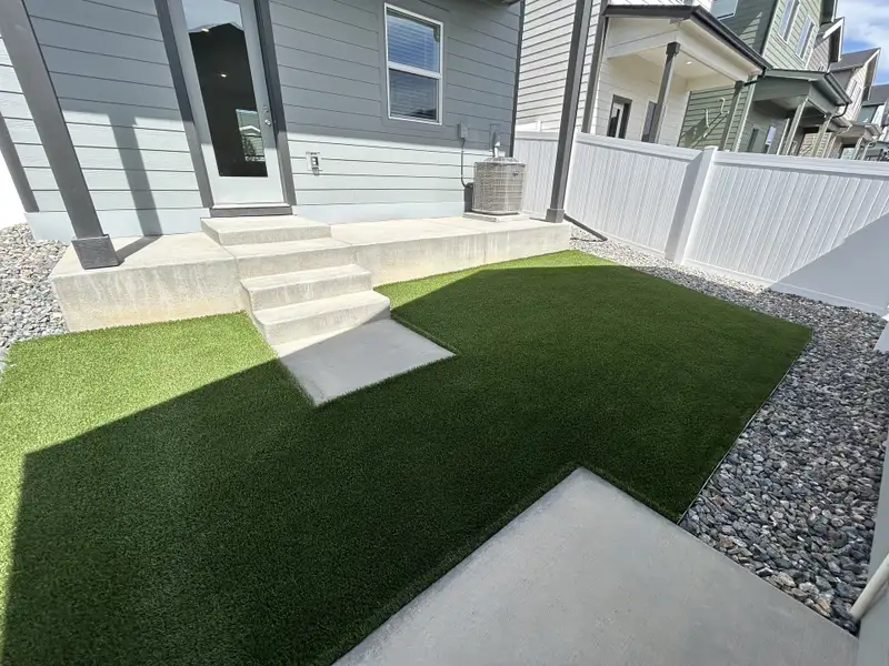 Exterior details and patio area of a home in Liberty Draw, Evans (Image 4).