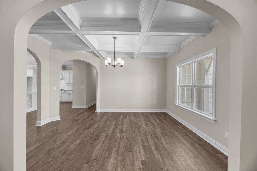 Representative unfurnished interior of a home built from the Albemarle by Bill Clark Homes in Kennedy's Crossing, Grimesland (Image 19). Representative unfurnished interior of a home built from the Albemarle by Bill Clark Homes in Kennedy's Crossing, Grimesland (Image 19).