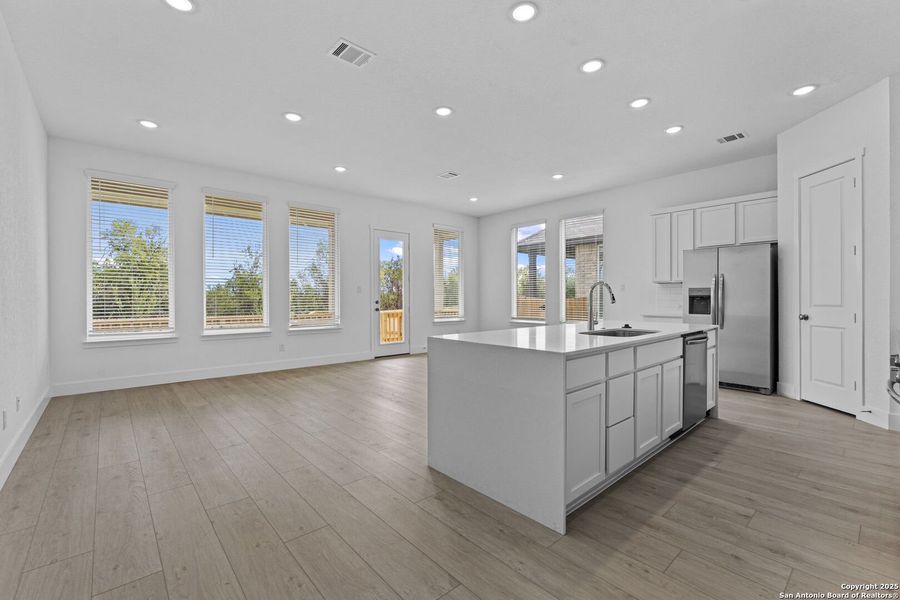 Furnished interior view inside a new home in , New Braunfels (Image 4).