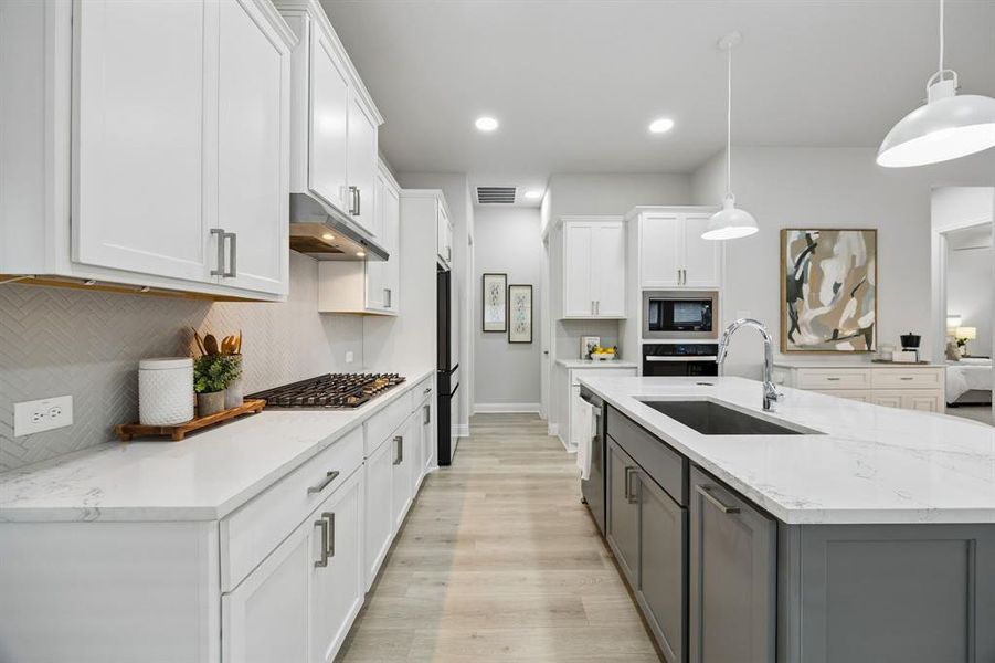 Furnished interior view inside a new home in Cambridge Crossing, Celina (Image 15).