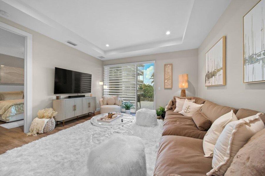 Furnished interior view inside a new home in , Stuart (Image 19).