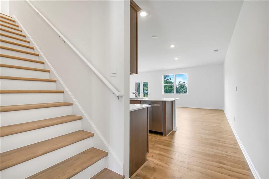 Furnished interior view inside a new home in Harvest Park, Decatur (Image 3).