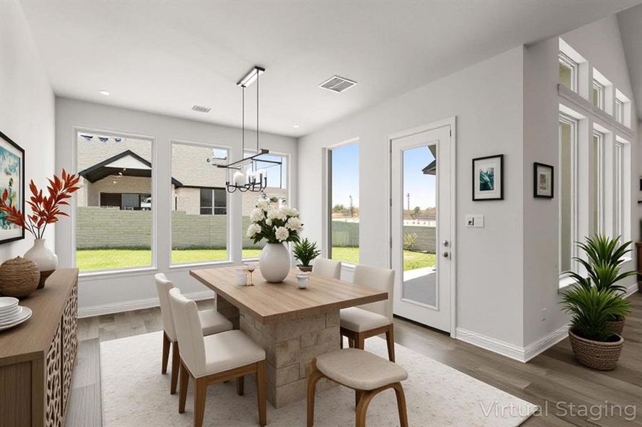 3208 Patterson Ct - Dining Virtually Staged