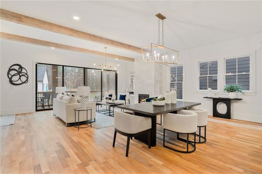 Furnished interior view inside a new home in Pendergrast Farm, Atlanta (Image 50).