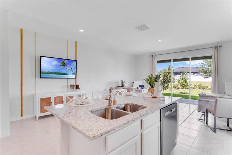 Furnished interior view inside a new home in Brentwood, Davenport (Image 9).