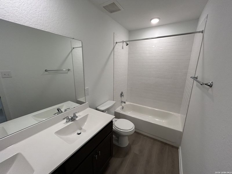 Furnished interior view inside a new home in Meadows at Hennersby Hollow 40's, San Antonio (Image 7). Furnished interior view inside a new home in Meadows at Hennersby Hollow 40's, San Antonio (Image 7).